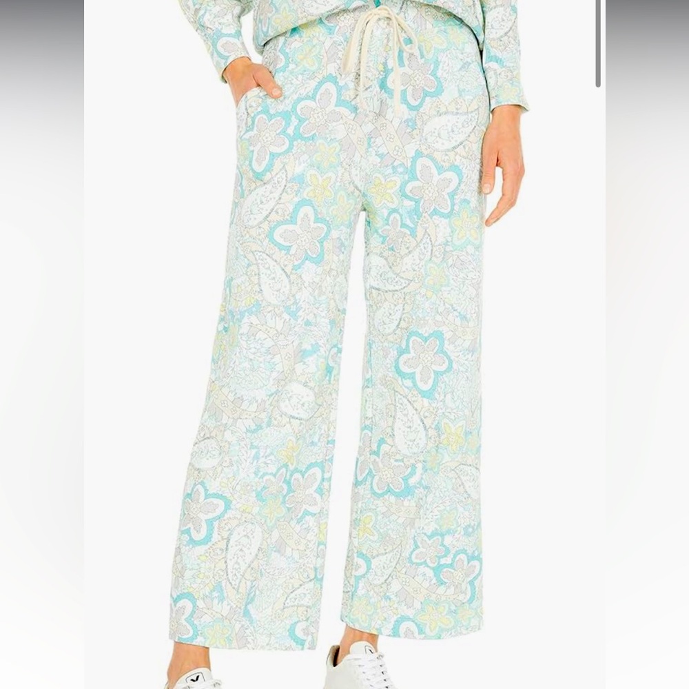 Sundry x Anthropologie Paisley Wide Leg Pants Size S NWT